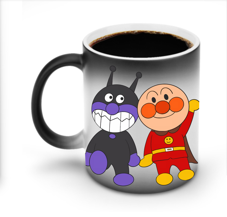 （画像用） アンパンマン Anpanman 温度変色マグカップ