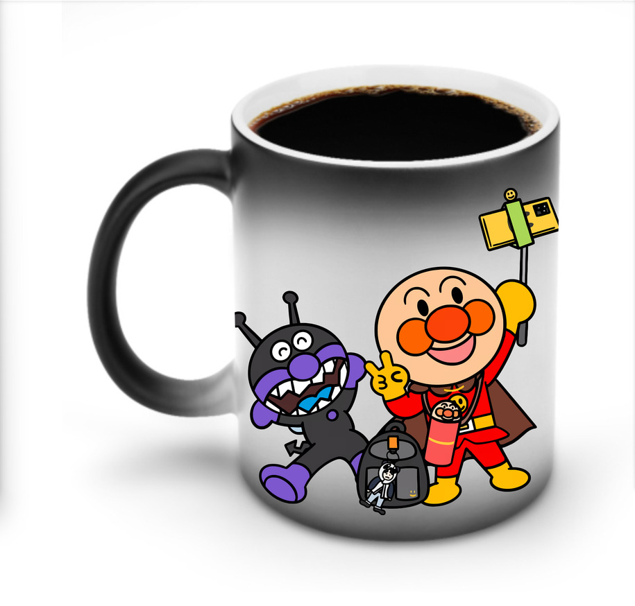 （画像用） アンパンマン Anpanman 温度変色マグカップ