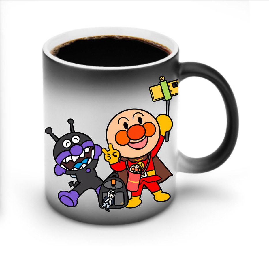 （画像用） アンパンマン Anpanman 温度変色マグカップ