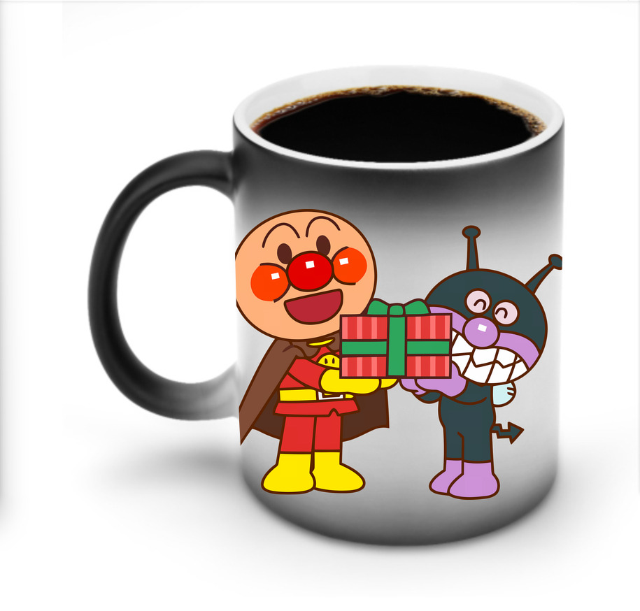 （画像用） アンパンマン Anpanman 温度変色マグカップ