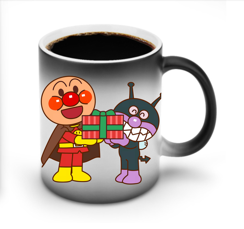 （画像用） アンパンマン Anpanman 温度変色マグカップ