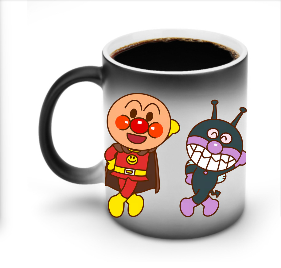 （画像用） アンパンマン Anpanman 温度変色マグカップ
