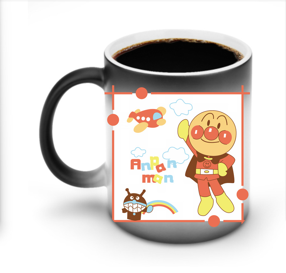 （画像用） アンパンマン Anpanman 温度変色マグカップ