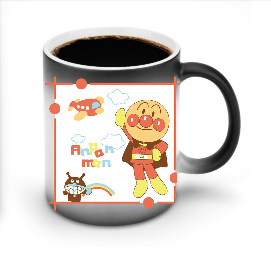 （画像用） アンパンマン Anpanman 温度変色マグカップ