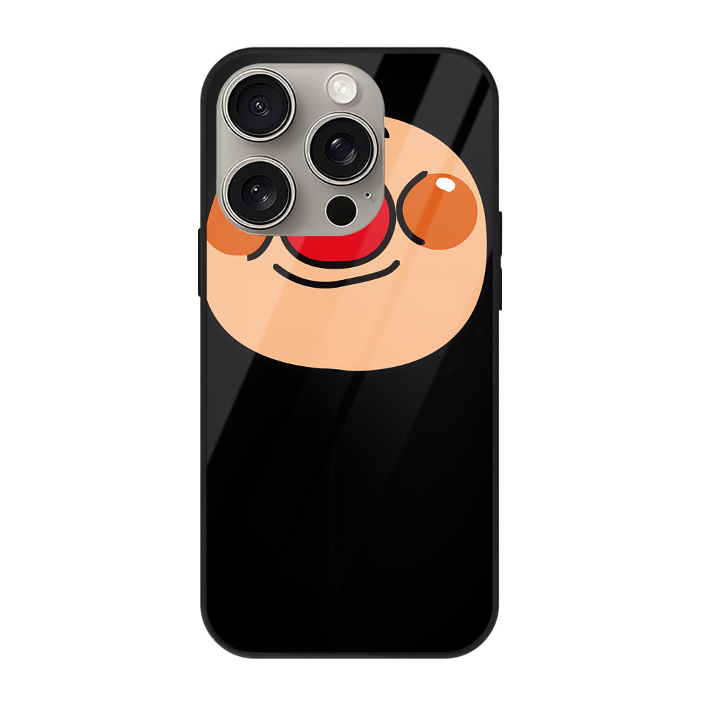 （画像用） アンパンマン Anpanman 【iPhone15Pro対応】スマホケース 耐衝撃＆黄変防止 背面ガラス