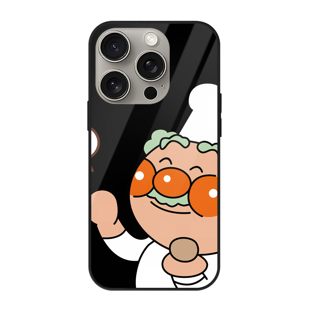 （画像用） アンパンマン Anpanman 【iPhone15Pro対応】スマホケース 耐衝撃＆黄変防止 背面ガラス