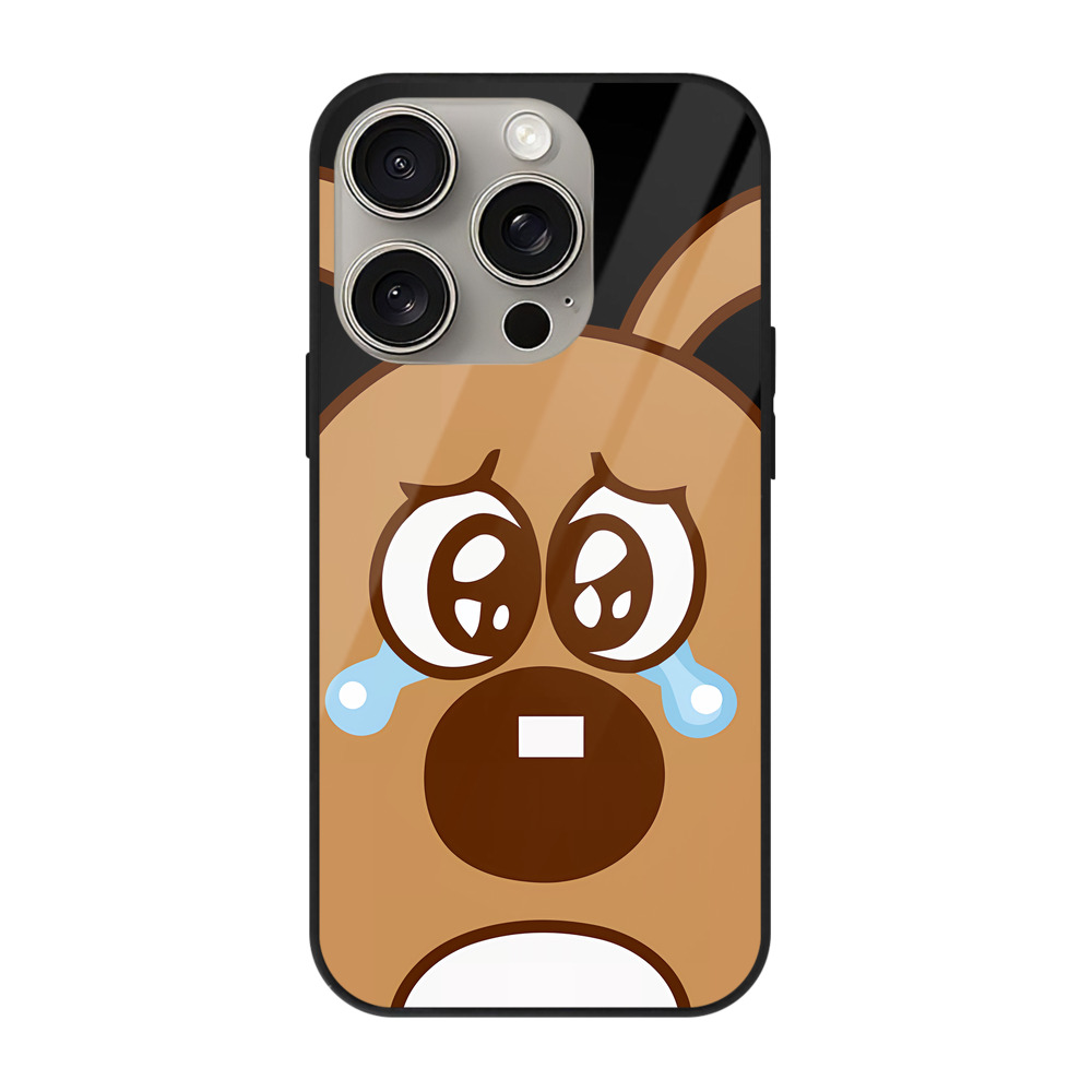 （画像用） アンパンマン Anpanman 【iPhone15Pro対応】スマホケース 耐衝撃＆黄変防止 背面ガラス