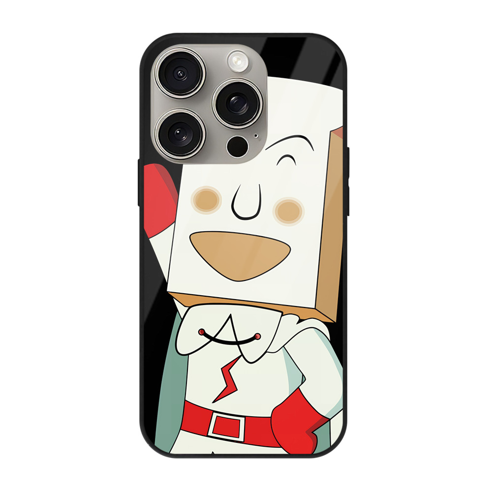 （画像用） アンパンマン Anpanman 【iPhone15Pro対応】スマホケース 耐衝撃＆黄変防止 背面ガラス