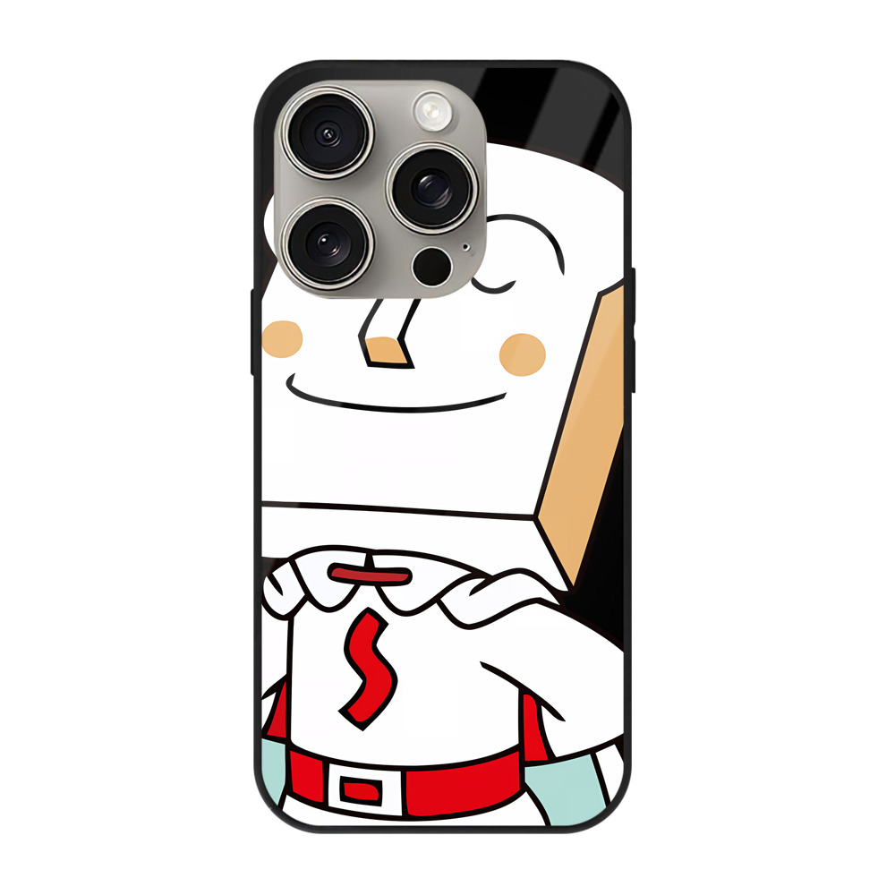 （画像用） アンパンマン Anpanman 【iPhone15Pro対応】スマホケース 耐衝撃＆黄変防止 背面ガラス