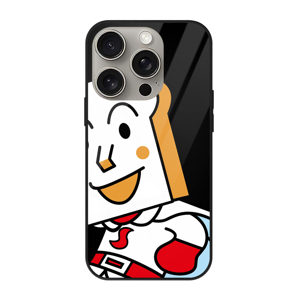 （画像用） アンパンマン Anpanman 【iPhone15Pro対応】スマホケース 耐衝撃＆黄変防止 背面ガラス