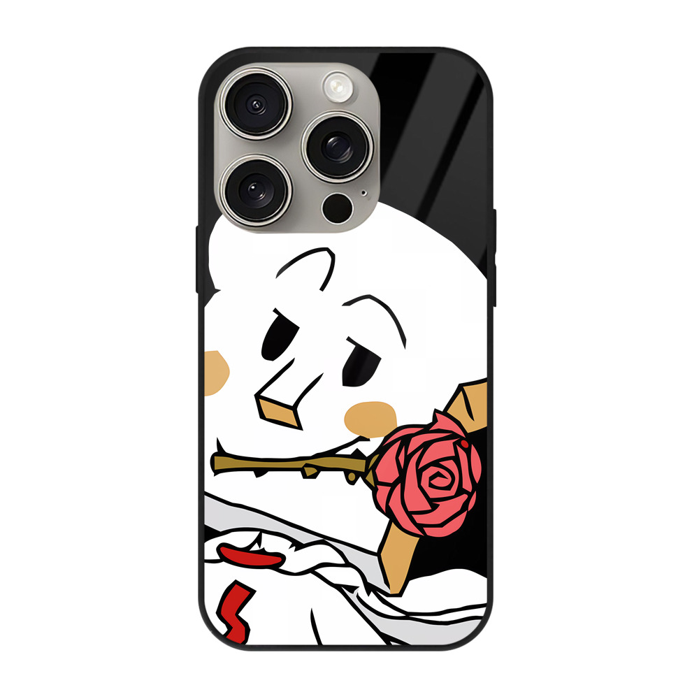 （画像用） アンパンマン Anpanman 【iPhone15Pro対応】スマホケース 耐衝撃＆黄変防止 背面ガラス