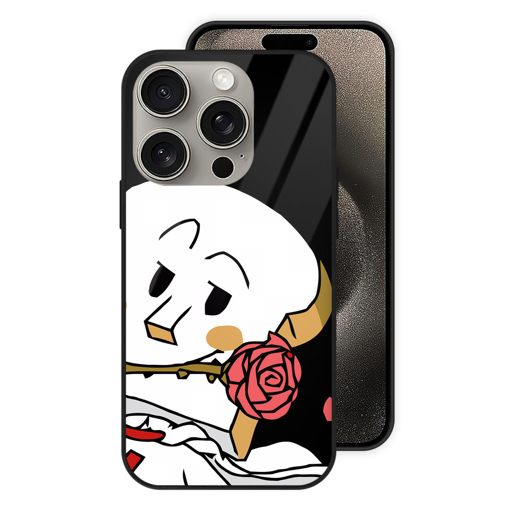 （画像用） アンパンマン Anpanman 【iPhone15Pro対応】スマホケース 耐衝撃＆黄変防止 背面ガラス