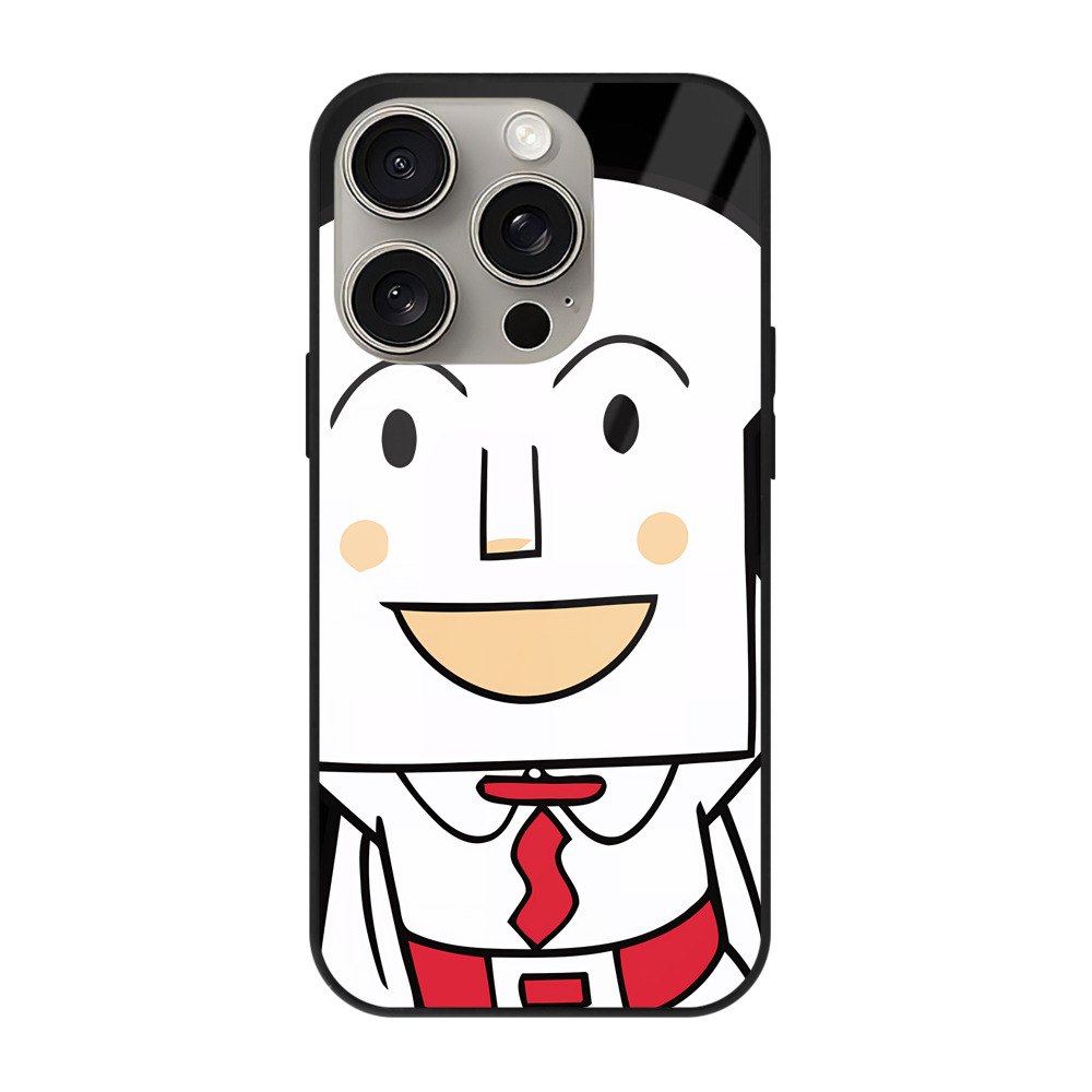 （画像用） アンパンマン Anpanman 【iPhone15Pro対応】スマホケース 耐衝撃＆黄変防止 背面ガラス
