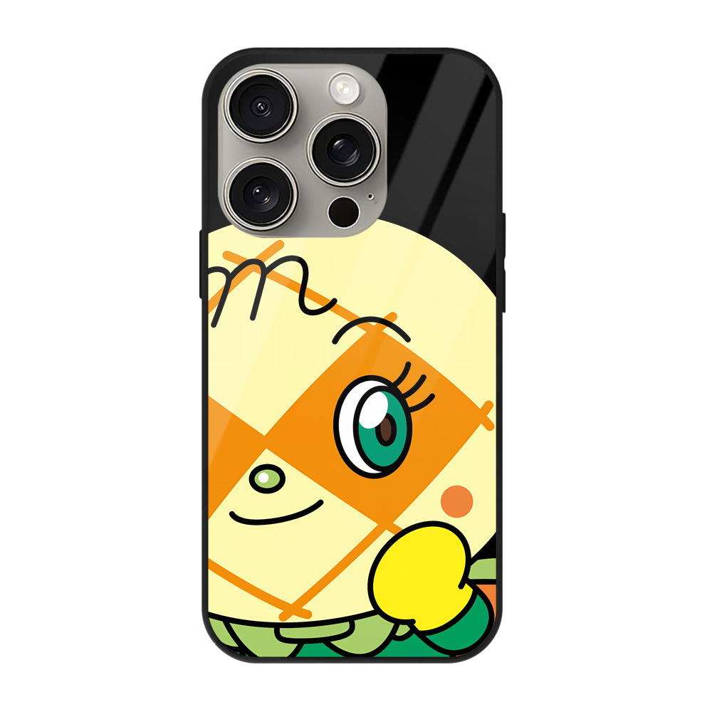 （画像用） アンパンマン Anpanman 【iPhone15Pro対応】スマホケース 耐衝撃＆黄変防止 背面ガラス