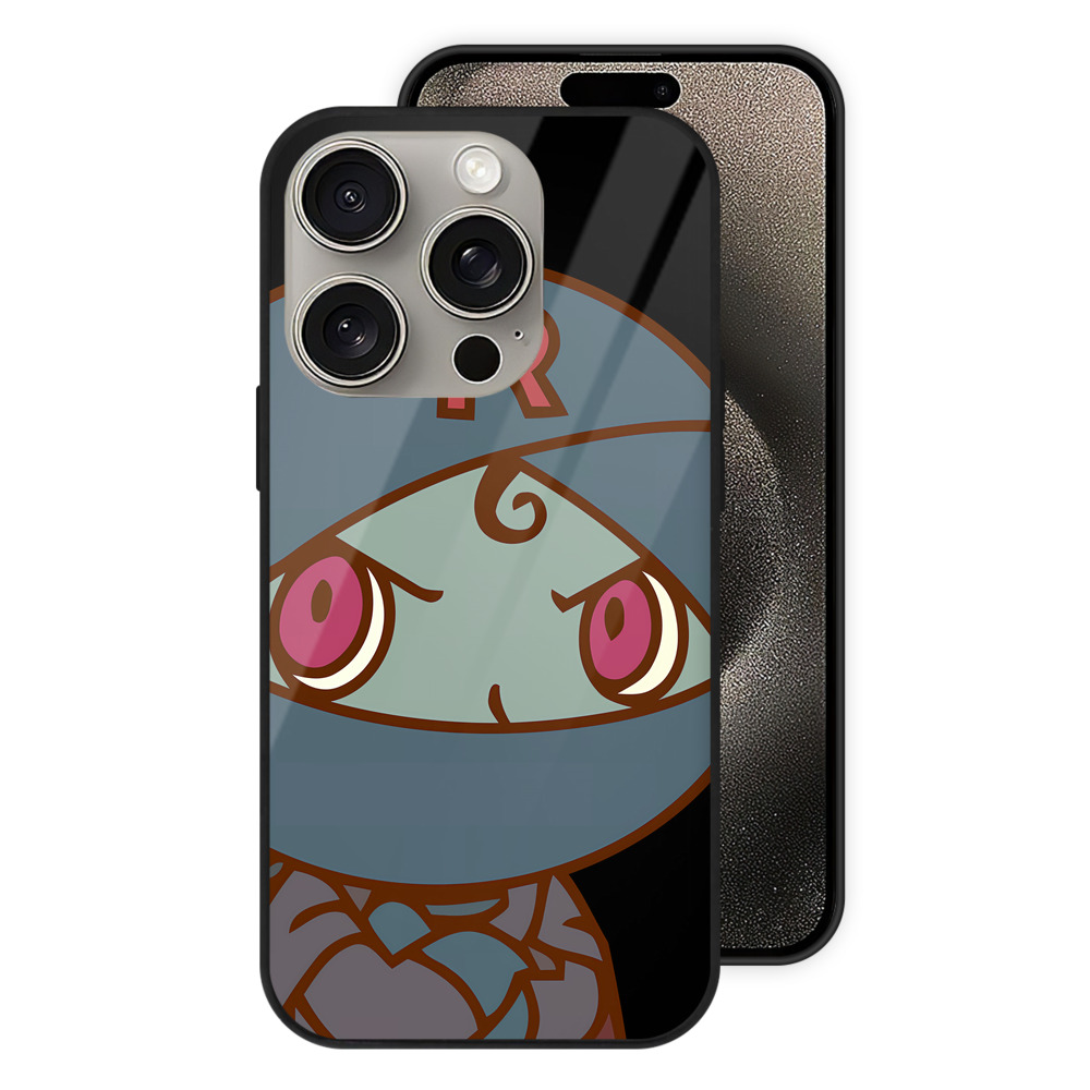 （画像用） アンパンマン Anpanman 【iPhone15Pro対応】スマホケース 耐衝撃＆黄変防止 背面ガラス