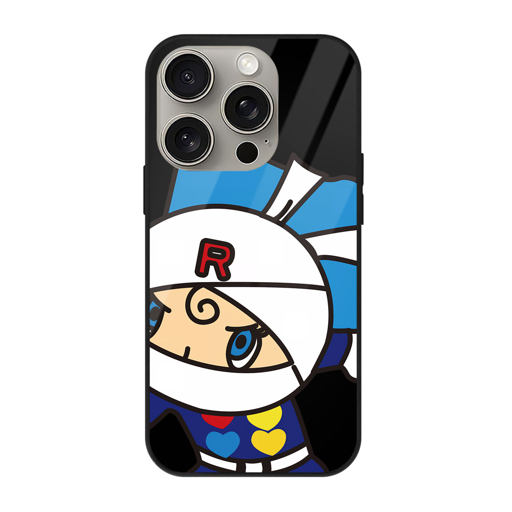 （画像用） アンパンマン Anpanman 【iPhone15Pro対応】スマホケース 耐衝撃＆黄変防止 背面ガラス