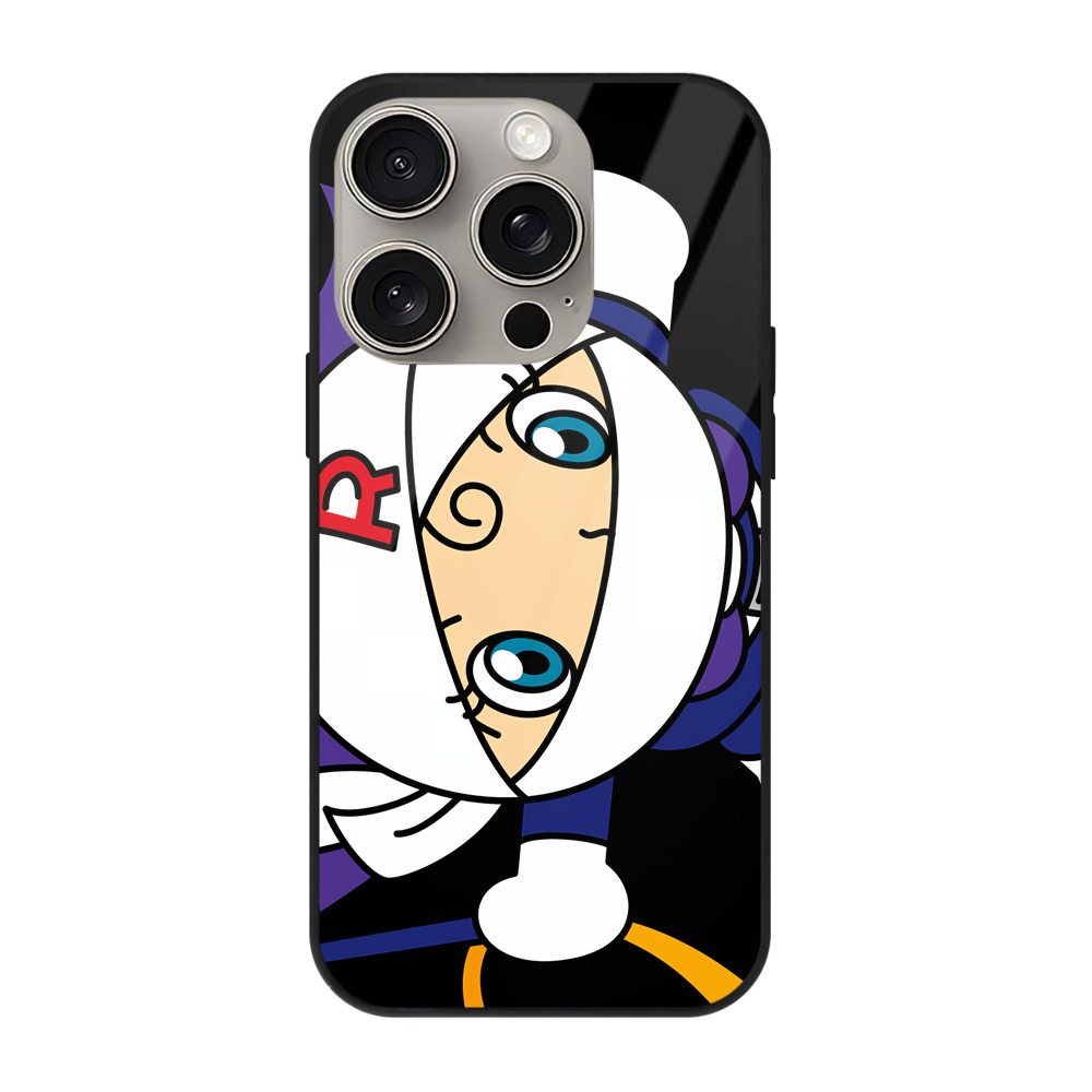 （画像用） アンパンマン Anpanman 【iPhone15Pro対応】スマホケース 耐衝撃＆黄変防止 背面ガラス