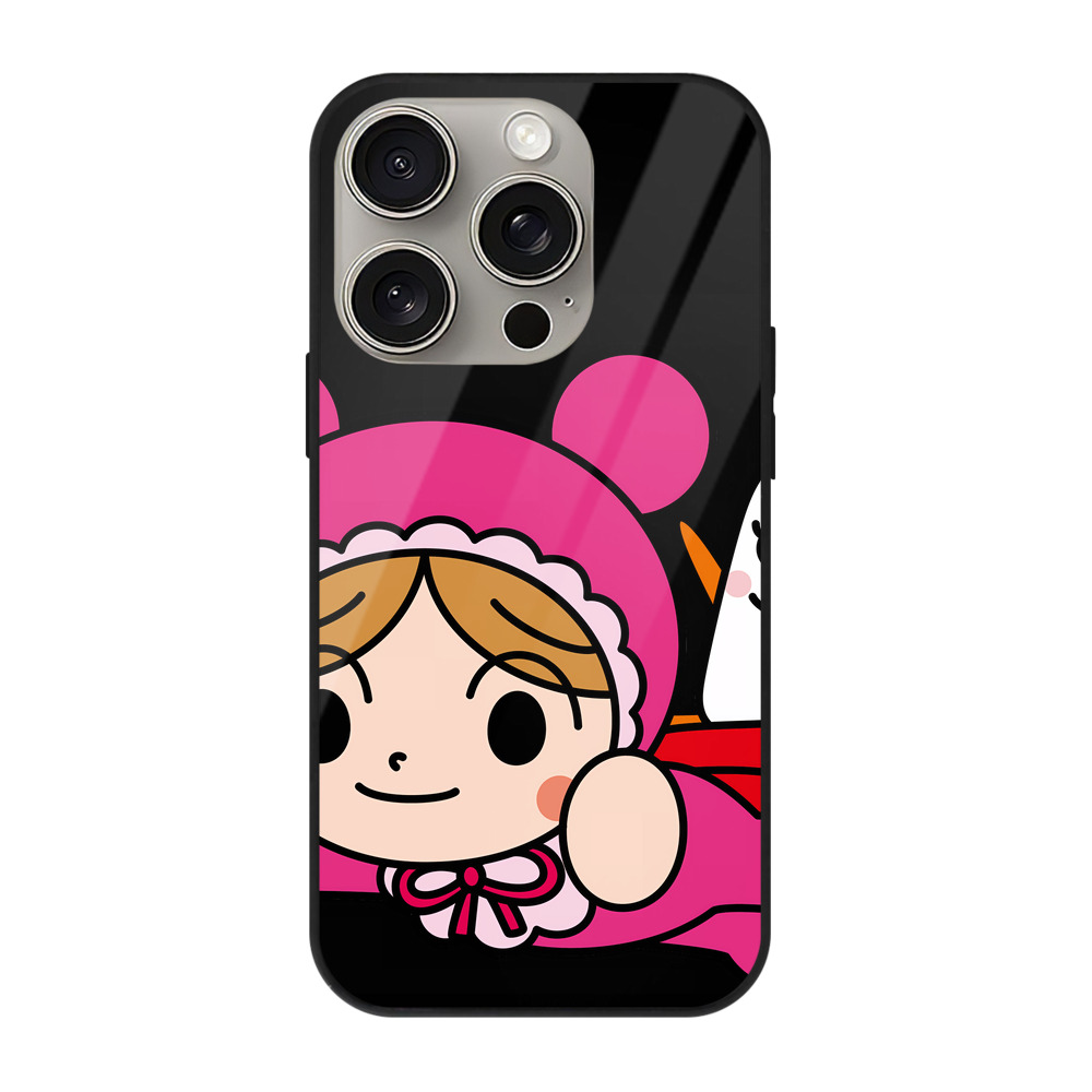 （画像用） アンパンマン Anpanman 【iPhone15Pro対応】スマホケース 耐衝撃＆黄変防止 背面ガラス