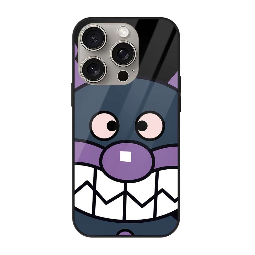 （画像用） アンパンマン Anpanman 【iPhone15Pro対応】スマホケース 耐衝撃＆黄変防止 背面ガラス