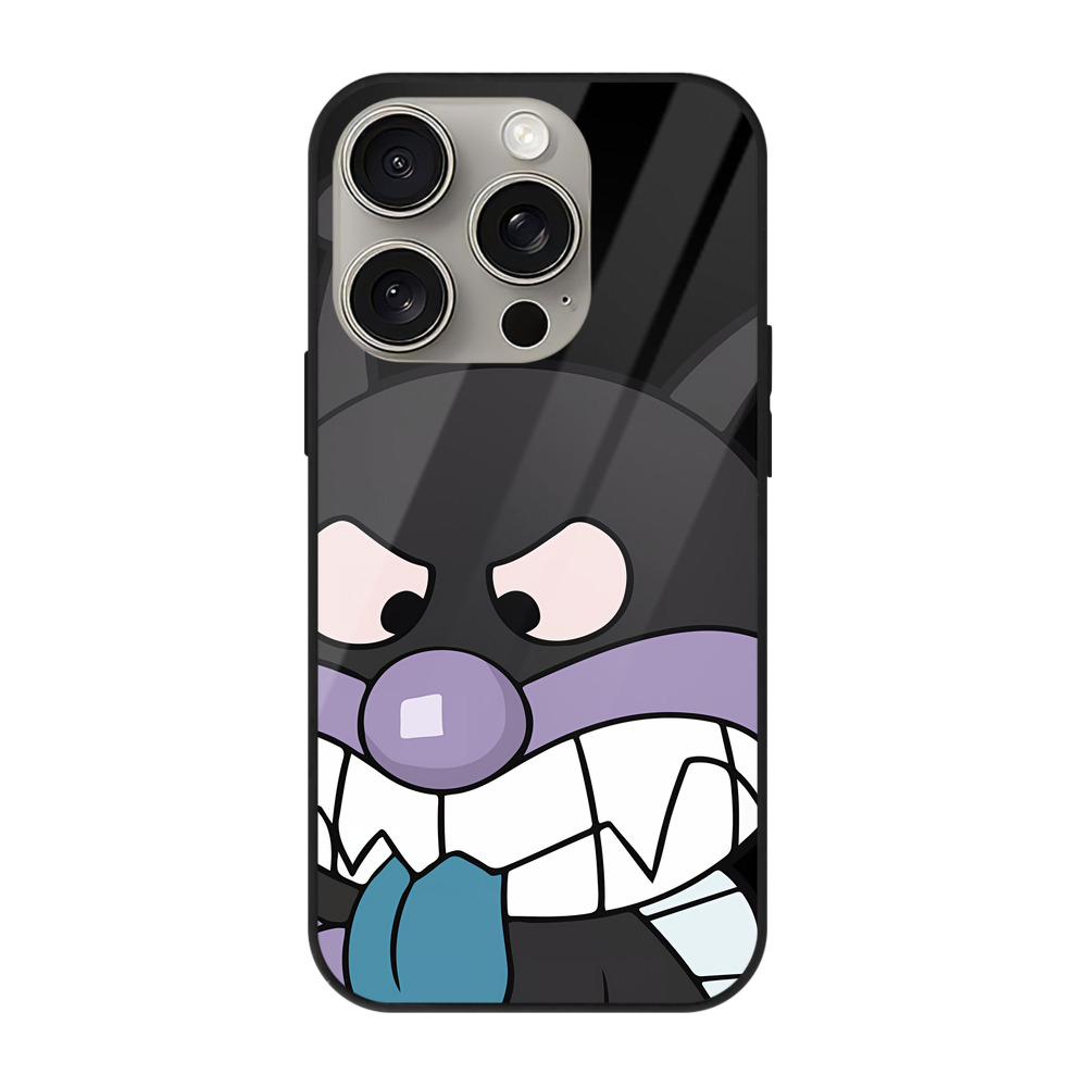 （画像用） アンパンマン Anpanman 【iPhone15Pro対応】スマホケース 耐衝撃＆黄変防止 背面ガラス