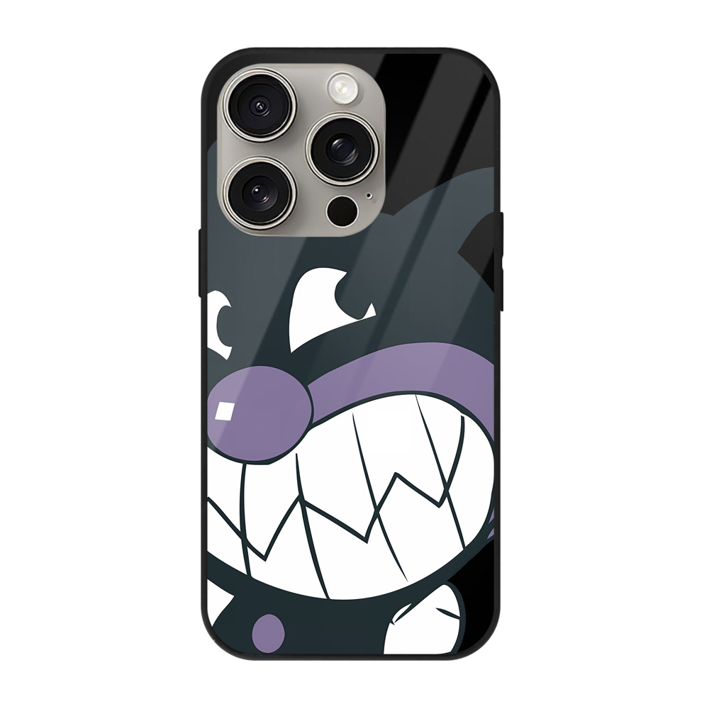 （画像用） アンパンマン Anpanman 【iPhone15Pro対応】スマホケース 耐衝撃＆黄変防止 背面ガラス
