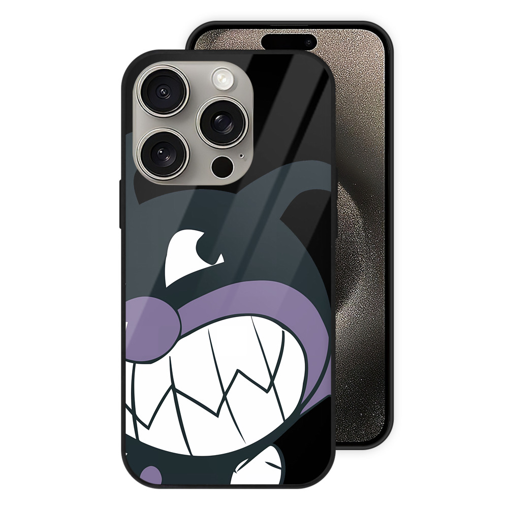 （画像用） アンパンマン Anpanman 【iPhone15Pro対応】スマホケース 耐衝撃＆黄変防止 背面ガラス