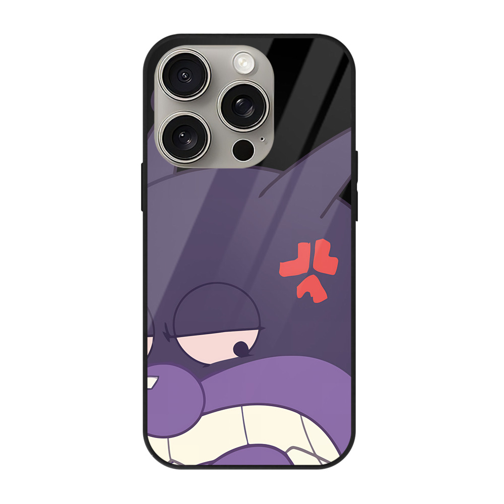 （画像用） アンパンマン Anpanman 【iPhone15Pro対応】スマホケース 耐衝撃＆黄変防止 背面ガラス