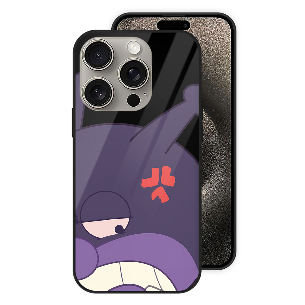 （画像用） アンパンマン Anpanman 【iPhone15Pro対応】スマホケース 耐衝撃＆黄変防止 背面ガラス