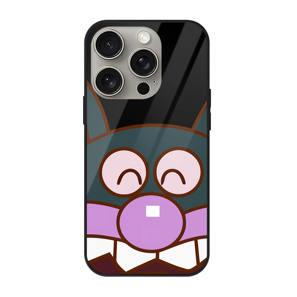 （画像用） アンパンマン Anpanman 【iPhone15Pro対応】スマホケース 耐衝撃＆黄変防止 背面ガラス