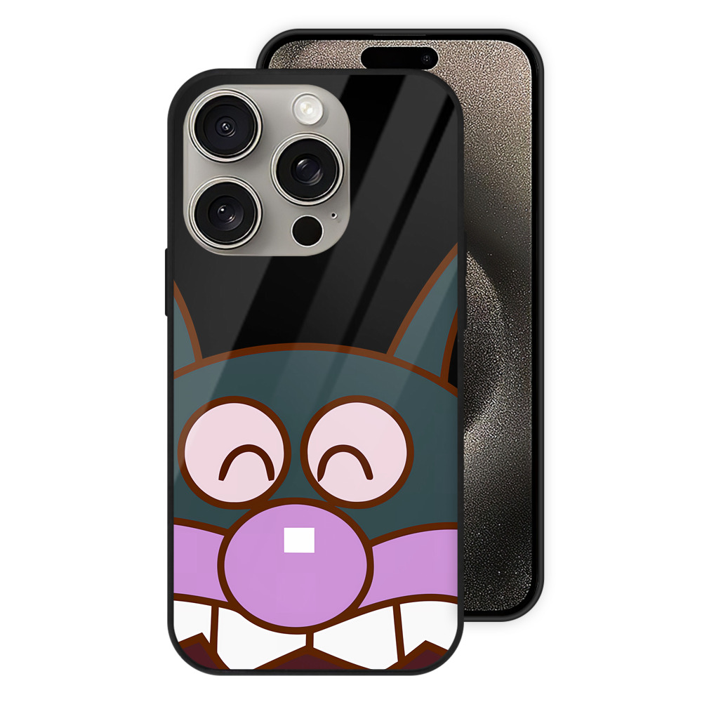 （画像用） アンパンマン Anpanman 【iPhone15Pro対応】スマホケース 耐衝撃＆黄変防止 背面ガラス
