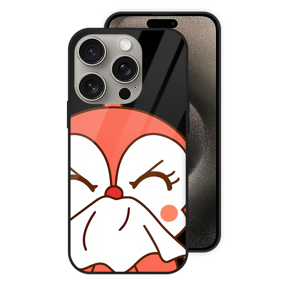 （画像用） アンパンマン Anpanman 【iPhone15Pro対応】スマホケース 耐衝撃＆黄変防止 背面ガラス