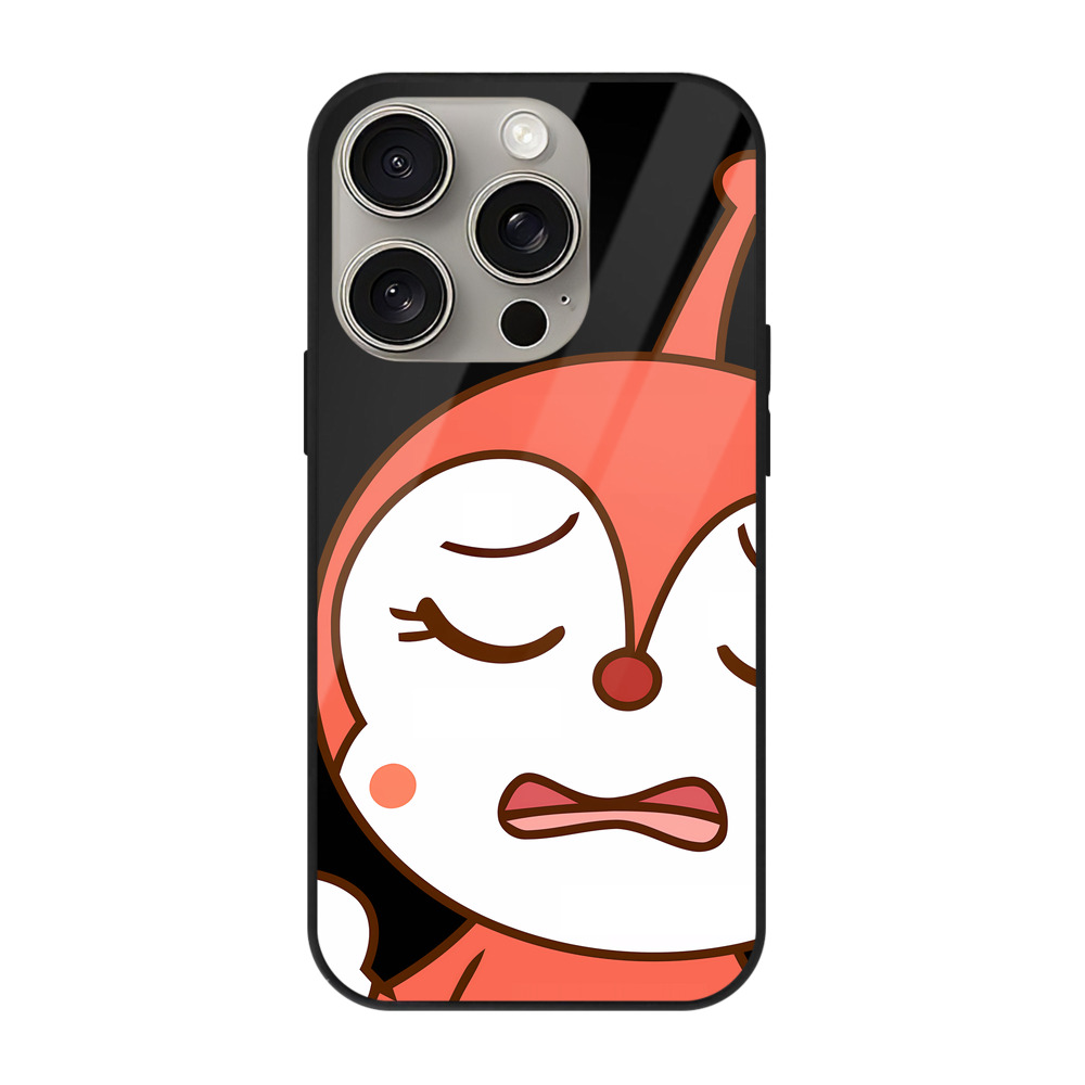 （画像用） アンパンマン Anpanman 【iPhone15Pro対応】スマホケース 耐衝撃＆黄変防止 背面ガラス