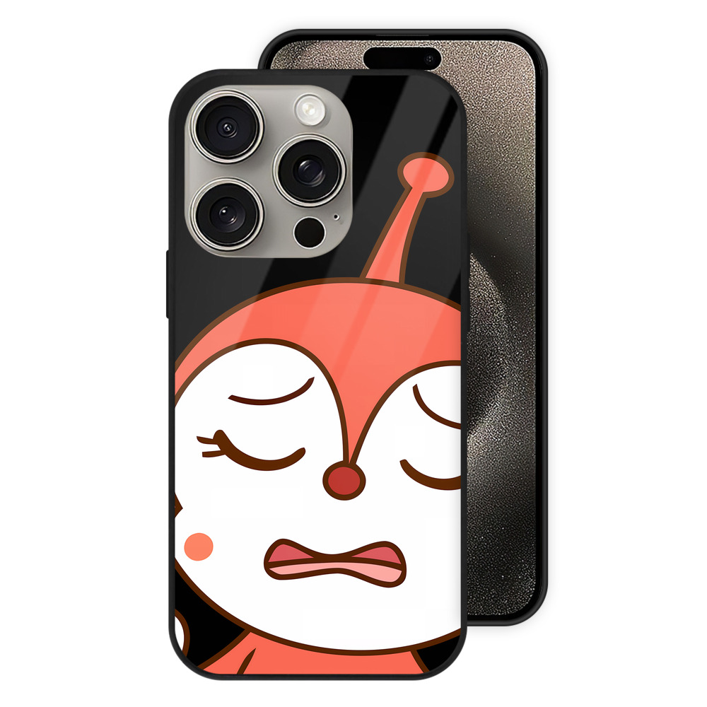 （画像用） アンパンマン Anpanman 【iPhone15Pro対応】スマホケース 耐衝撃＆黄変防止 背面ガラス