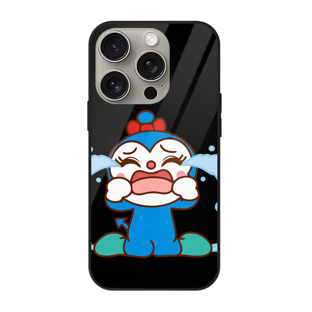 （画像用） アンパンマン Anpanman 【iPhone15Pro対応】スマホケース 耐衝撃＆黄変防止 背面ガラス