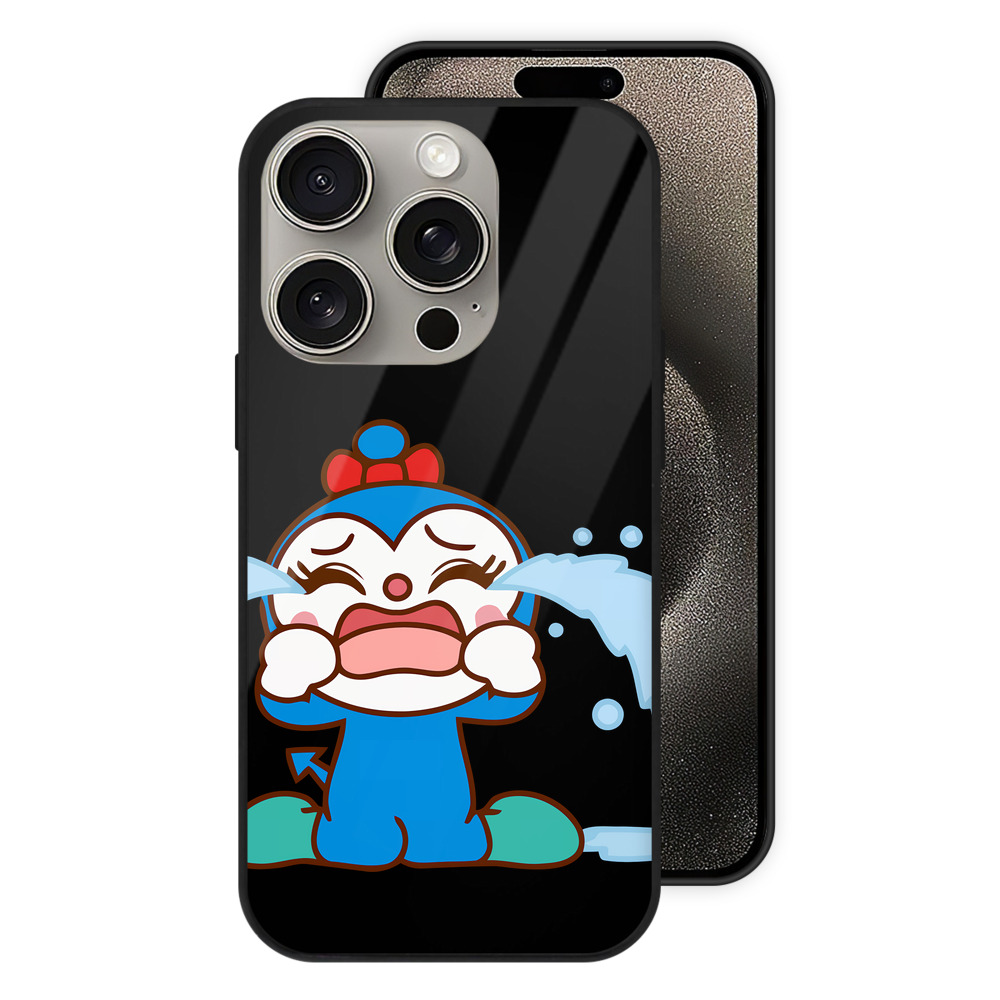 （画像用） アンパンマン Anpanman 【iPhone15Pro対応】スマホケース 耐衝撃＆黄変防止 背面ガラス
