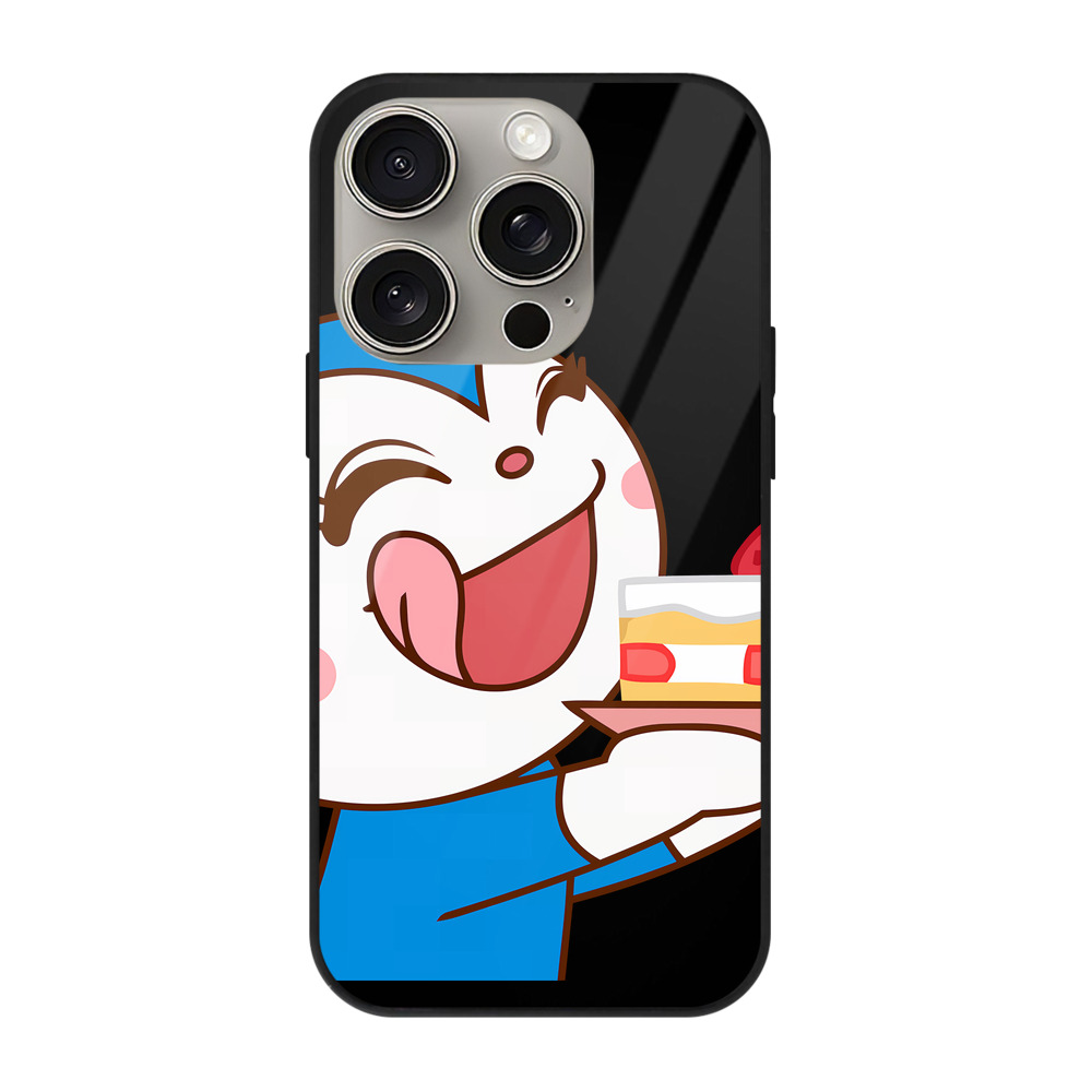 （画像用） アンパンマン Anpanman 【iPhone15Pro対応】スマホケース 耐衝撃＆黄変防止 背面ガラス