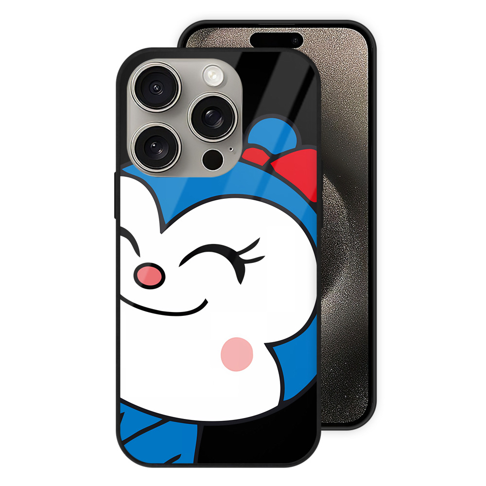 （画像用） アンパンマン Anpanman 【iPhone15Pro対応】スマホケース 耐衝撃＆黄変防止 背面ガラス
