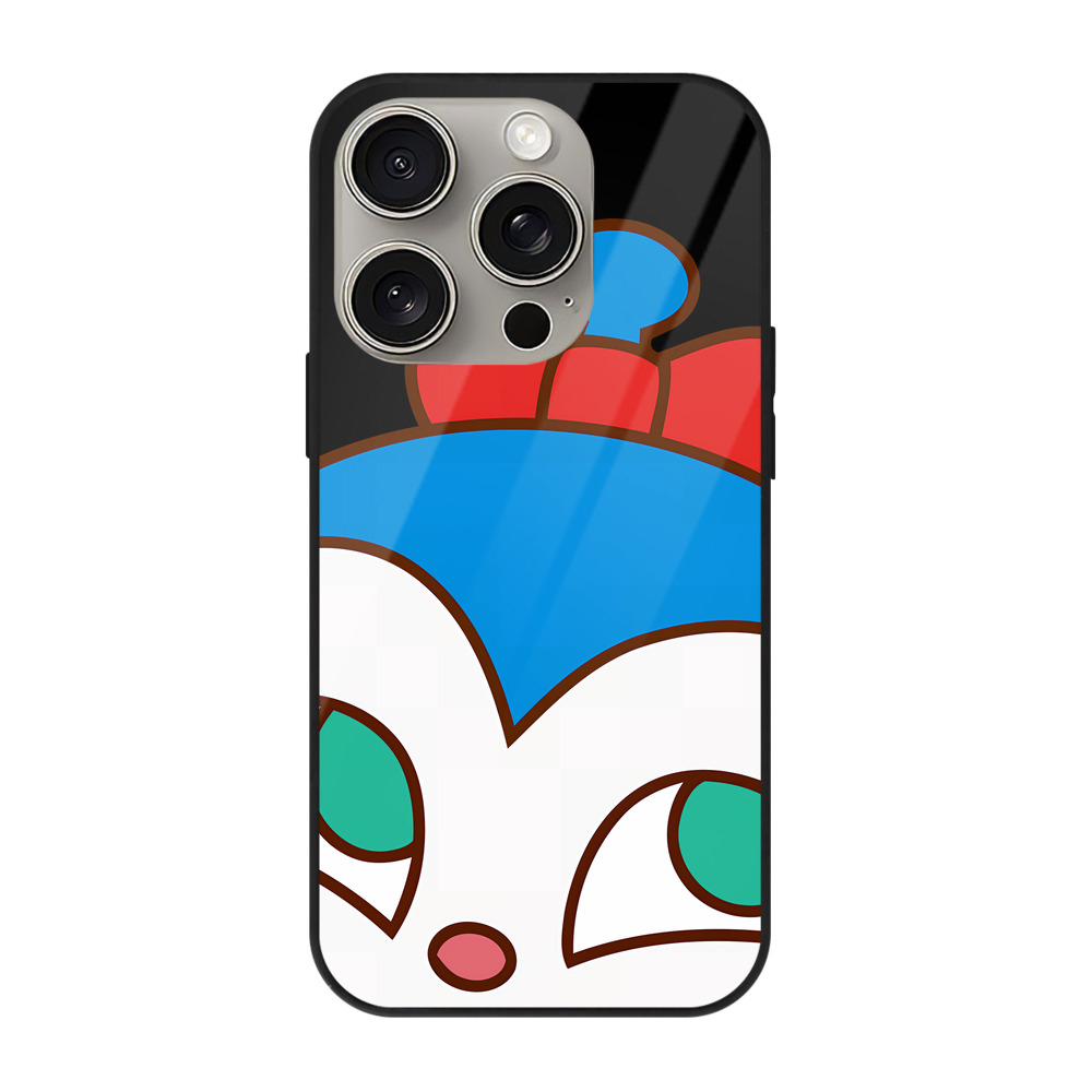 （画像用） アンパンマン Anpanman 【iPhone15Pro対応】スマホケース 耐衝撃＆黄変防止 背面ガラス