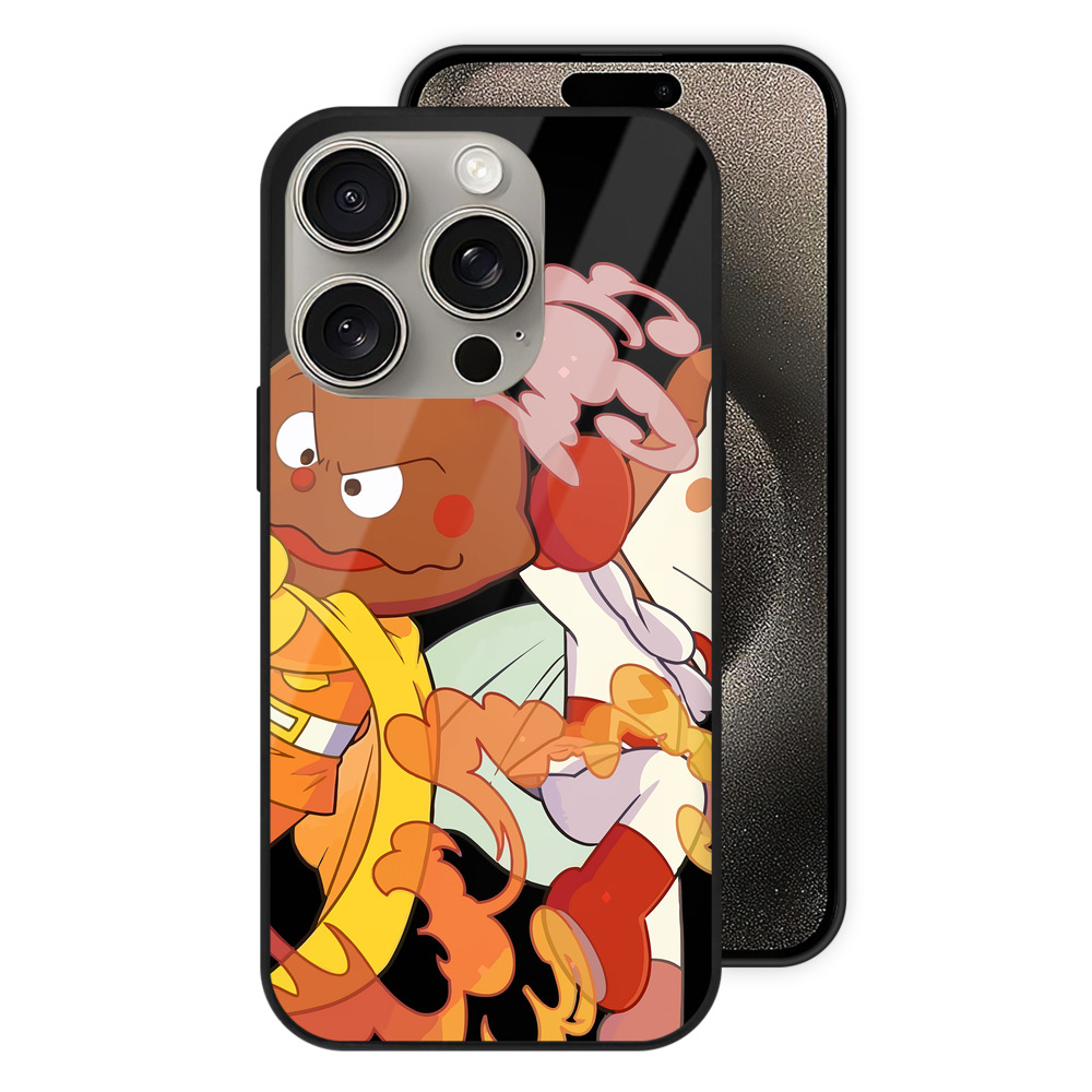 （画像用） アンパンマン Anpanman 【iPhone15Pro対応】スマホケース 耐衝撃＆黄変防止 背面ガラス