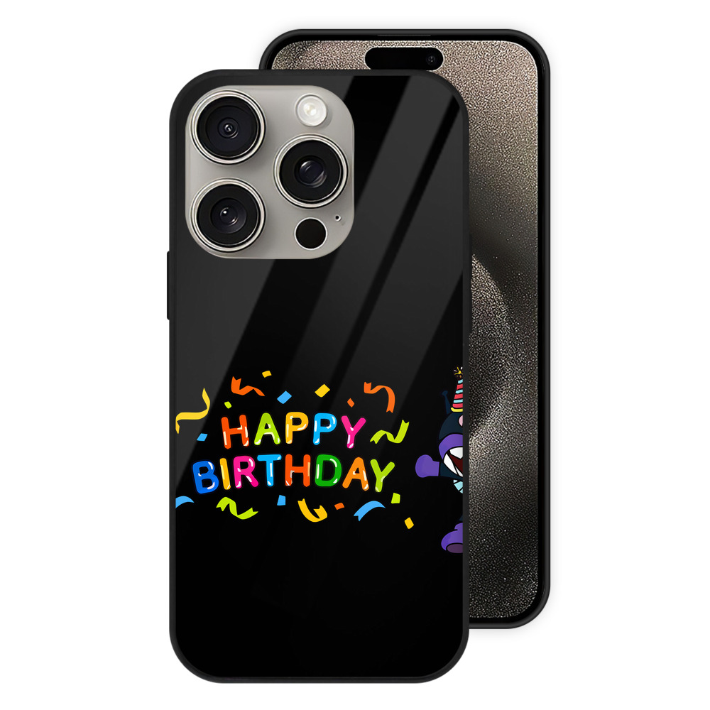 （画像用） アンパンマン Anpanman 【iPhone15Pro対応】スマホケース 耐衝撃＆黄変防止 背面ガラス