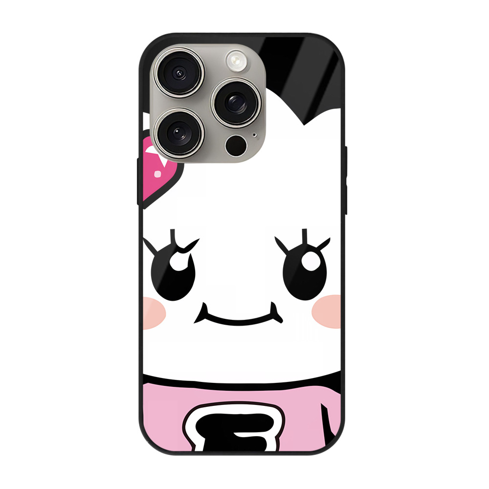 （画像用） アンパンマン Anpanman 【iPhone15Pro対応】スマホケース 耐衝撃＆黄変防止 背面ガラス