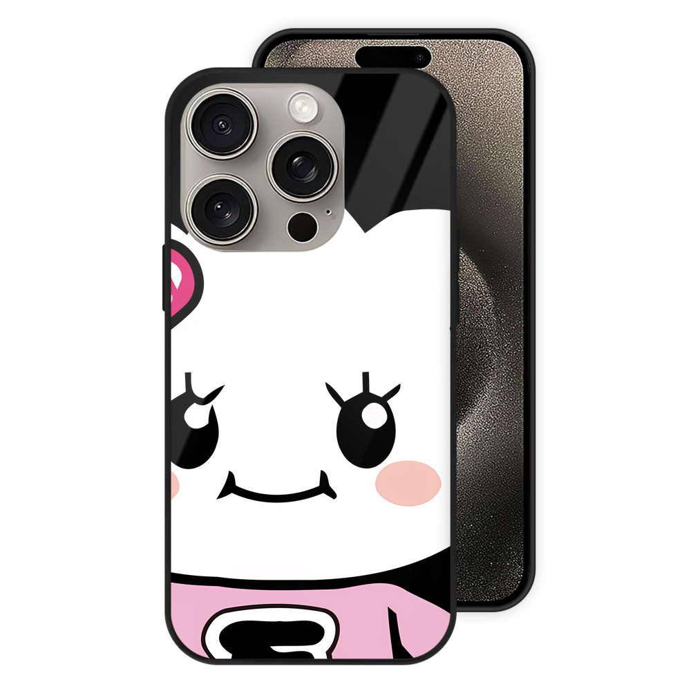 （画像用） アンパンマン Anpanman 【iPhone15Pro対応】スマホケース 耐衝撃＆黄変防止 背面ガラス