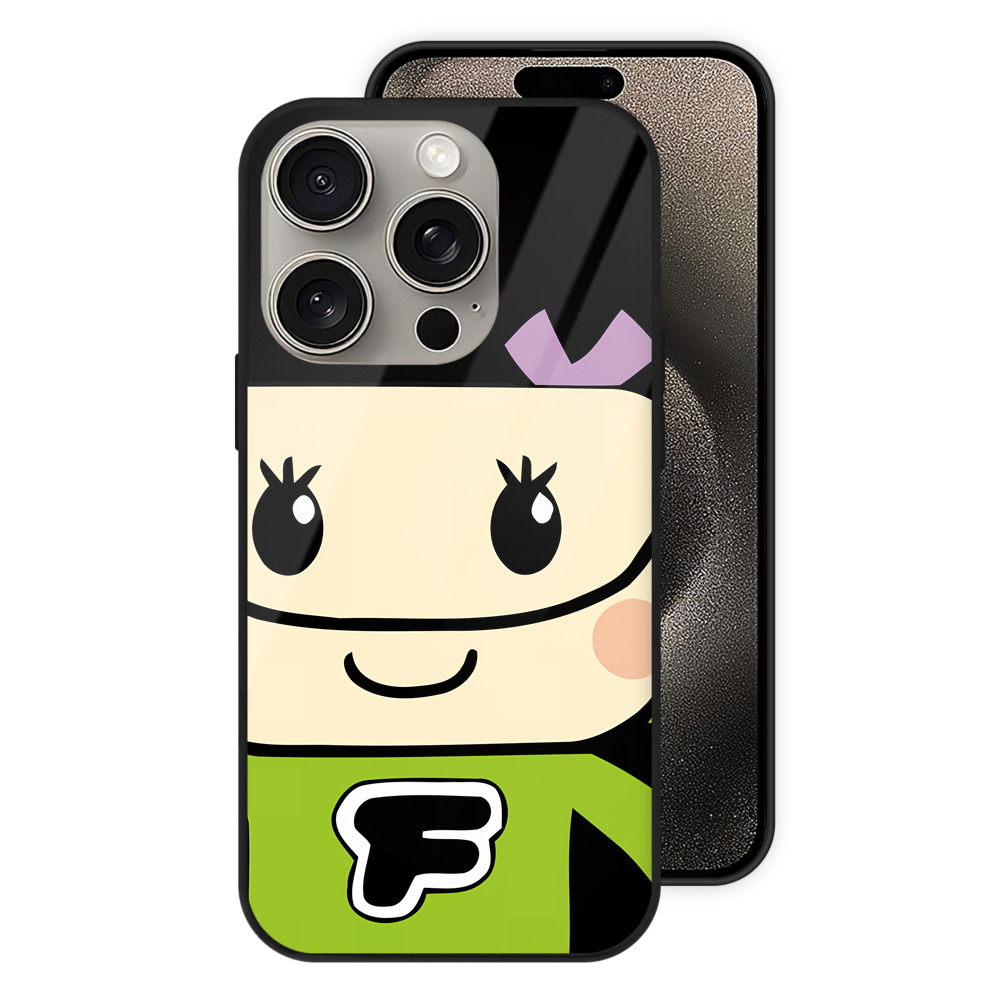（画像用） アンパンマン Anpanman 【iPhone15Pro対応】スマホケース 耐衝撃＆黄変防止 背面ガラス