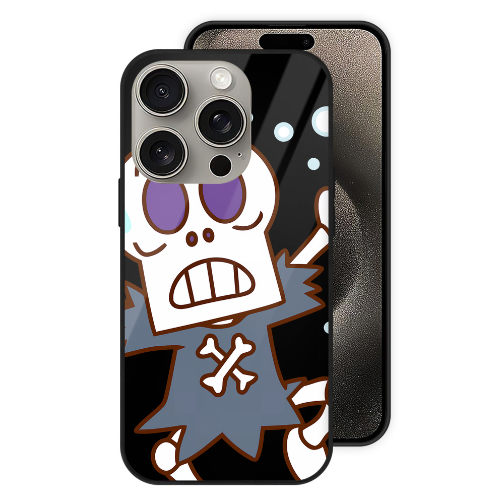（画像用） アンパンマン Anpanman 【iPhone15Pro対応】スマホケース 耐衝撃＆黄変防止 背面ガラス