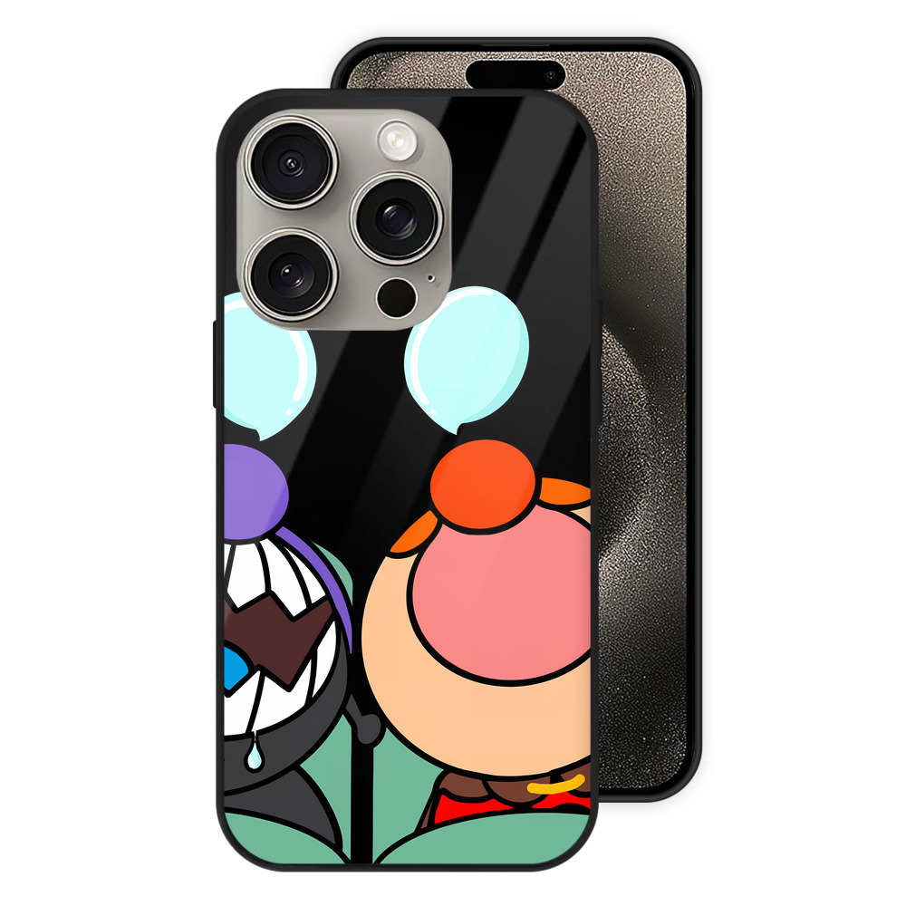 （画像用） アンパンマン Anpanman 【iPhone15Pro対応】スマホケース 耐衝撃＆黄変防止 背面ガラス