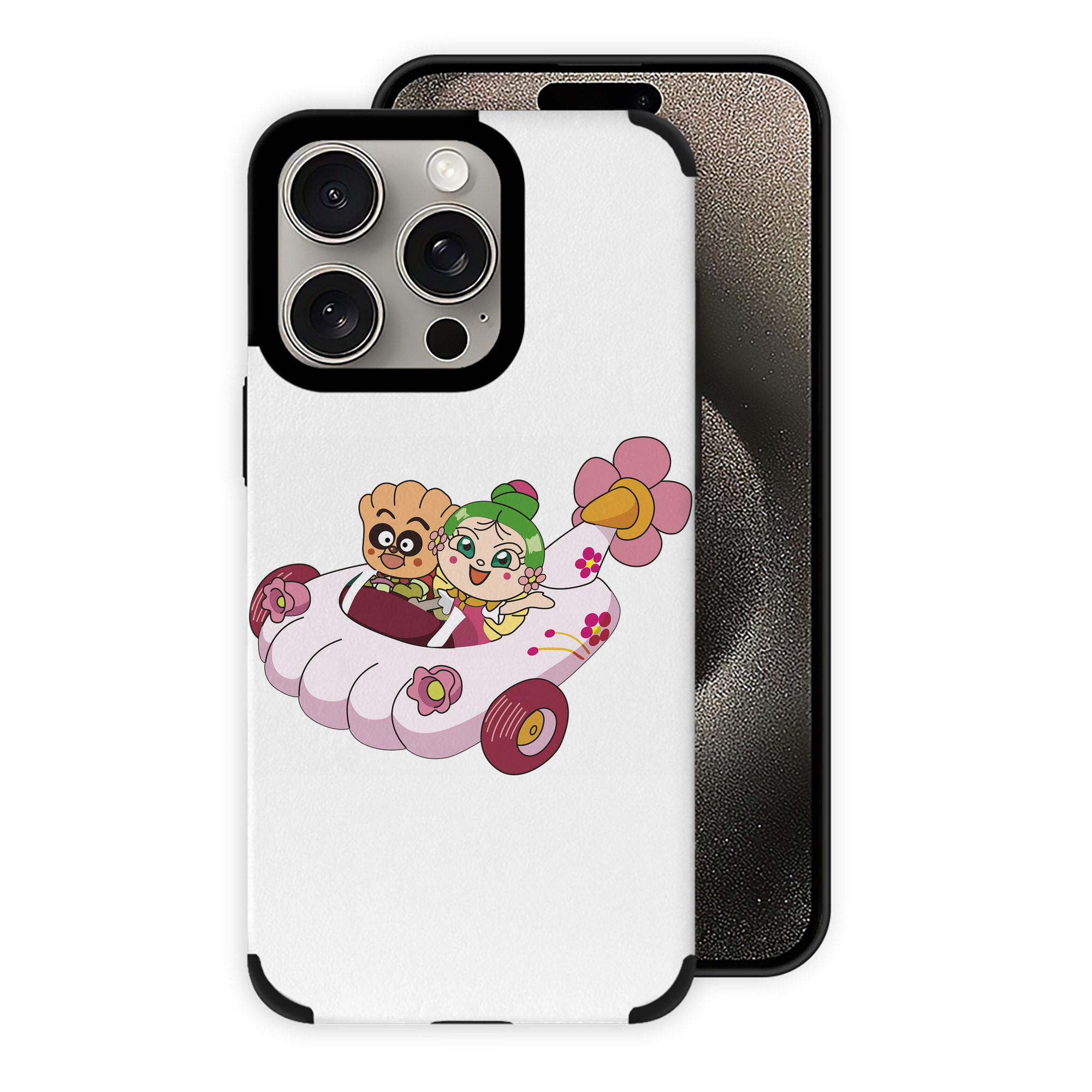 （画像用） アンパンマン Anpanman 【iPhone15ProMax対応】 PUレザー スマホケース 耐衝撃＆黄変防止