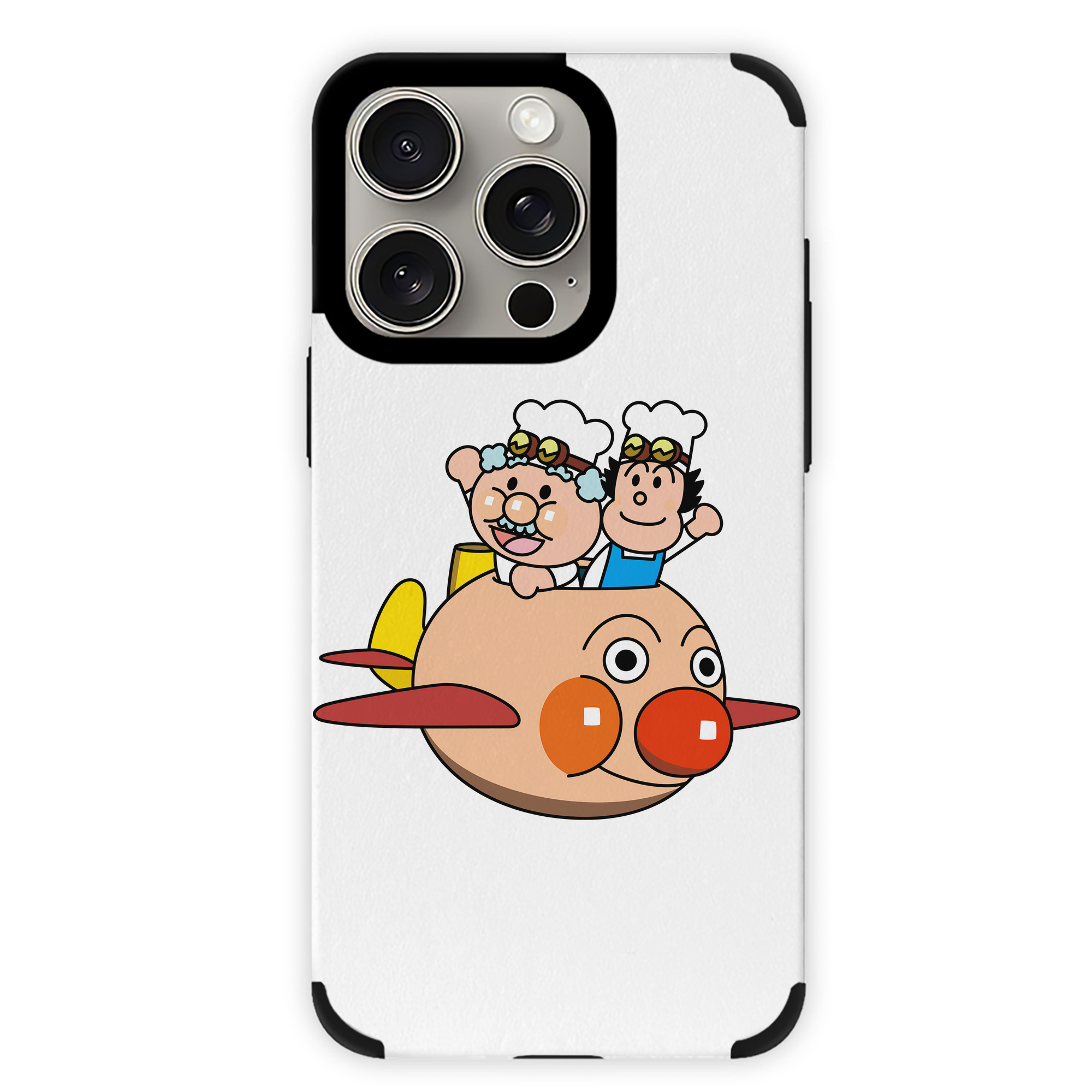 （画像用） アンパンマン Anpanman 【iPhone15ProMax対応】 PUレザー スマホケース 耐衝撃＆黄変防止