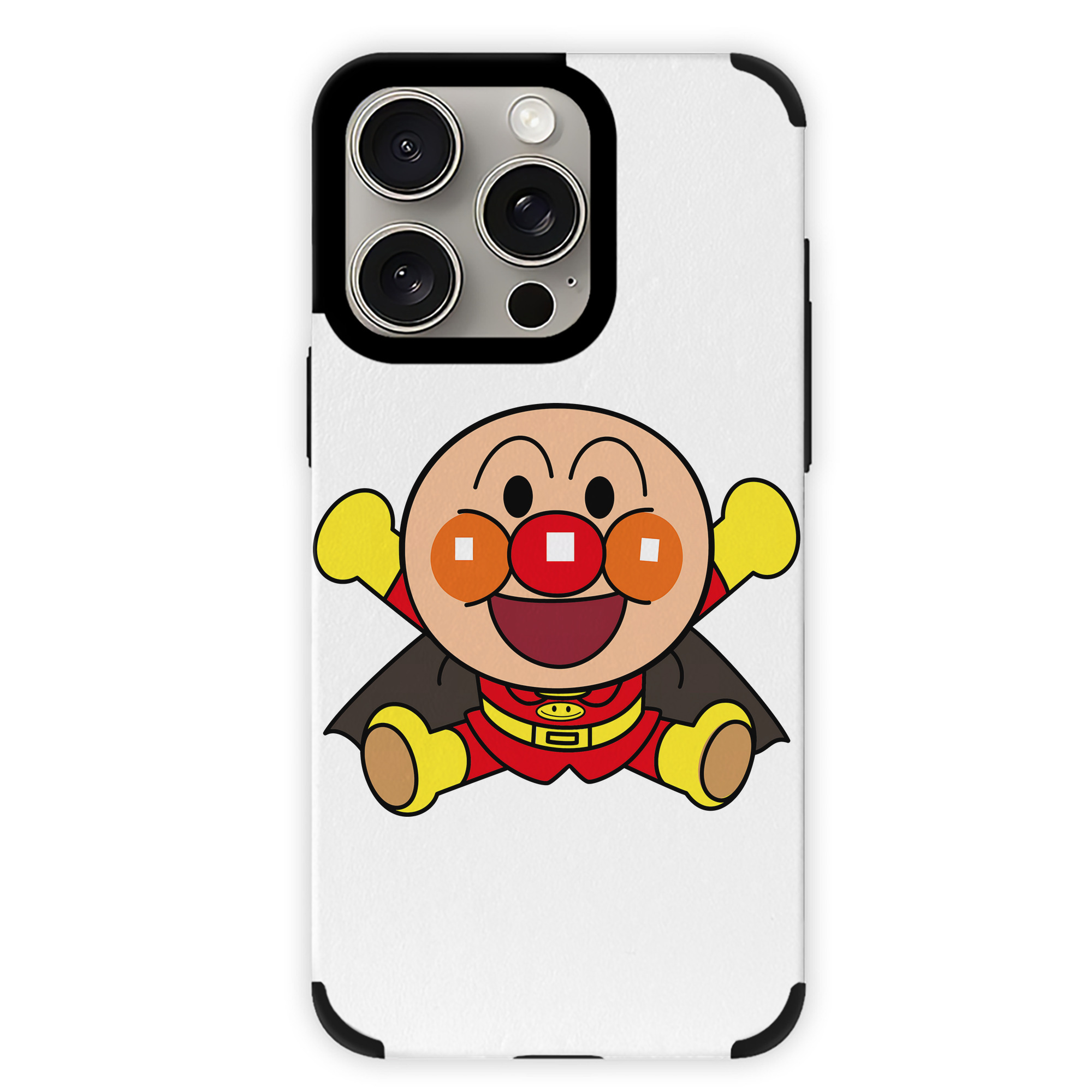 （画像用） アンパンマン Anpanman 【iPhone15ProMax対応】 PUレザー スマホケース 耐衝撃＆黄変防止