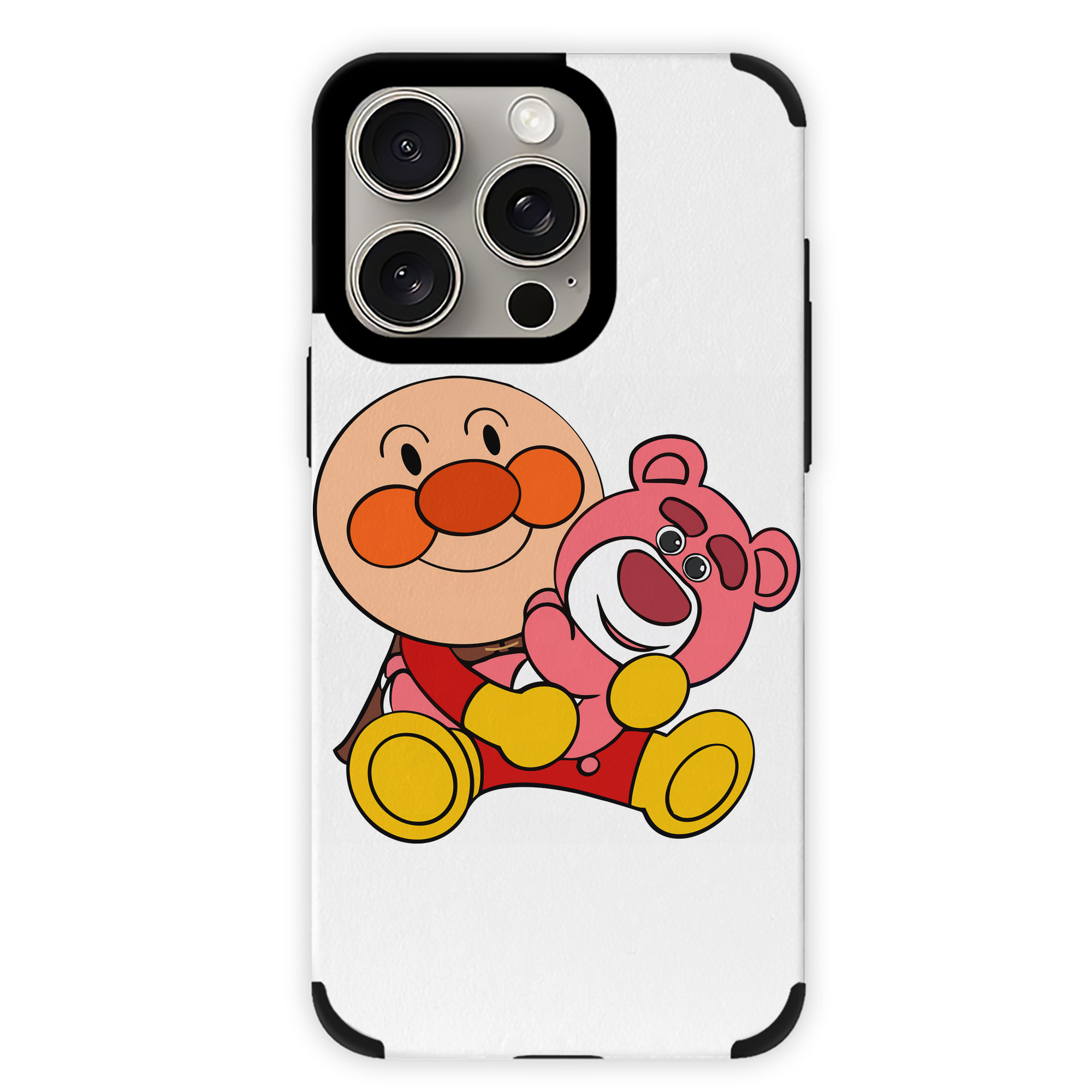 （画像用） アンパンマン Anpanman 【iPhone15ProMax対応】 PUレザー スマホケース 耐衝撃＆黄変防止