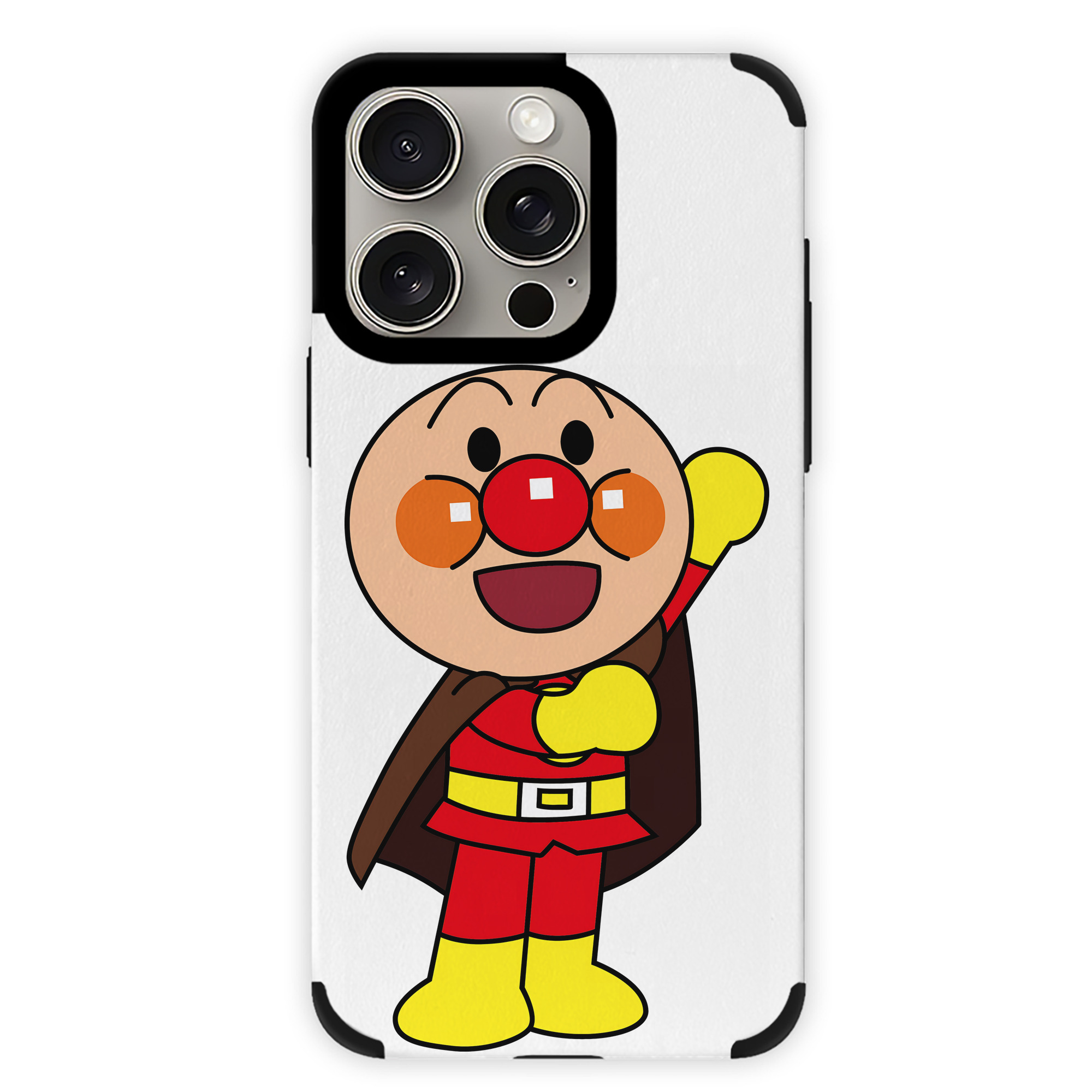 （画像用） アンパンマン Anpanman 【iPhone15ProMax対応】 PUレザー スマホケース 耐衝撃＆黄変防止